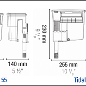 Фильтр рюкзачный Seachem Tidal 75, 1575 л/ч для аквариума до 340л – купить по низкой цене